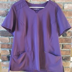 Eggplant purple scrub top XL infinity